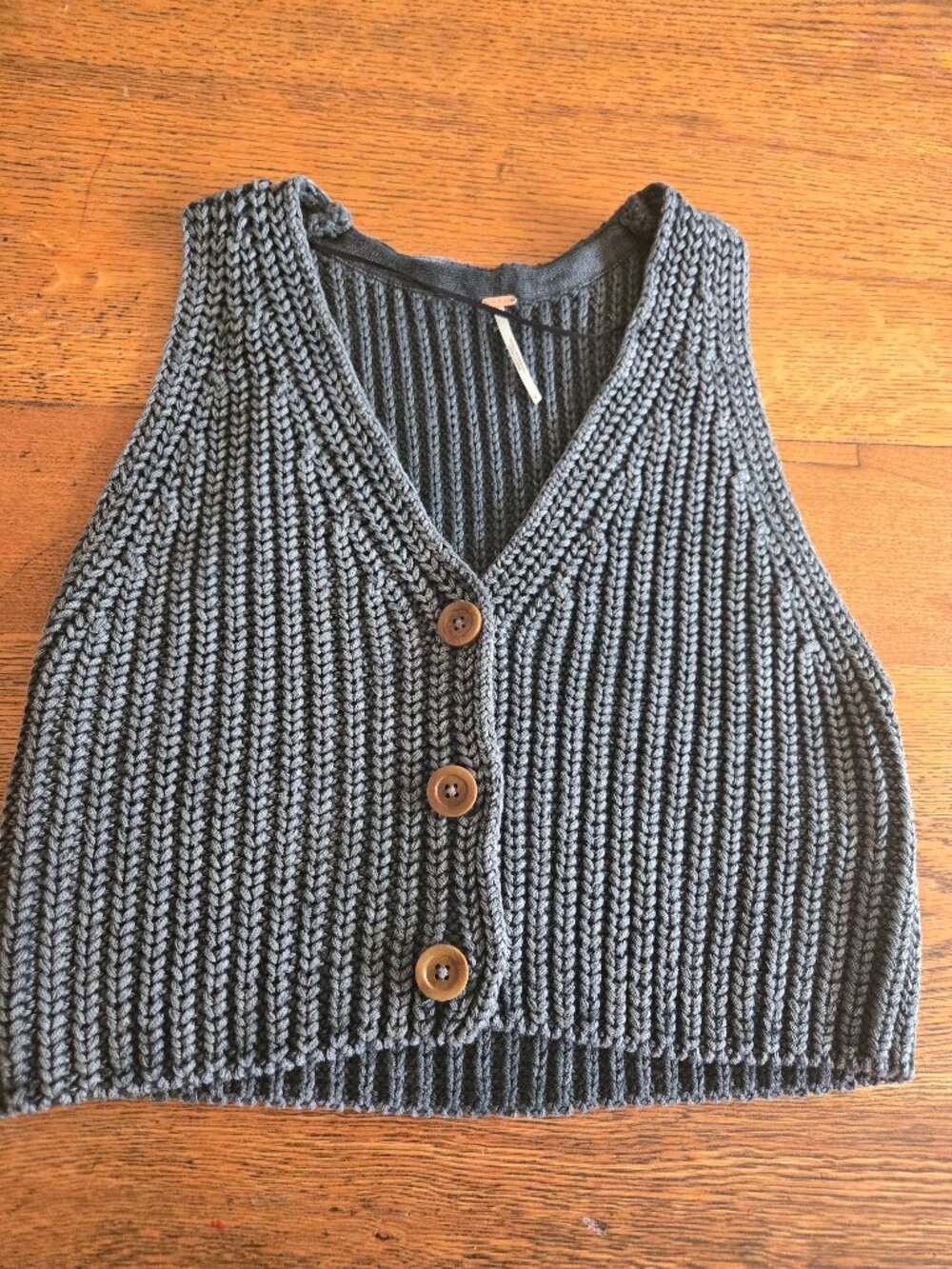Free People Chunky Sweater Vest, Size Small